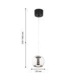 4337-1P, подвес, D150xH330/1800, LEDx9W, 720LM, 4000K, included — изображение 2