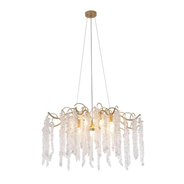 4134-9P, подвесная люстра, D850xH350/1200, 9xE14x60W, excluded