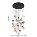 4371-27P, подвесная люстра, D830xH2680, 27xLEDx5.4W, 10220LM, 4000K, CRI>90, included — изображение 3