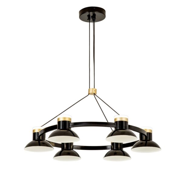 4516-6P, подвесная люстра, D625xH300/1800, 6xLEDx10W, 4800LM, 4000K, included