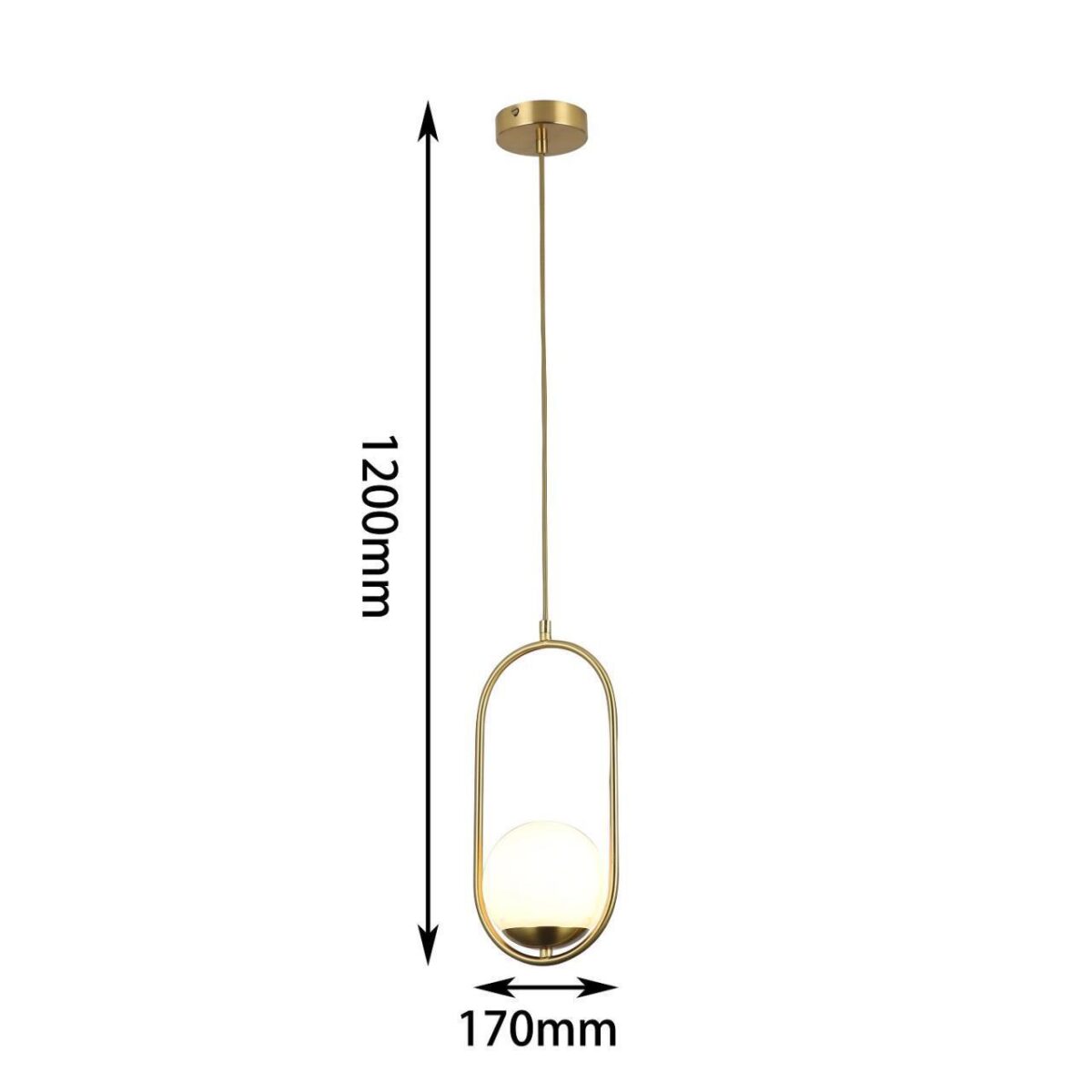 2915-1P, подвес, D170xH340/1200, 1xE27x60W, excluded — изображение 4