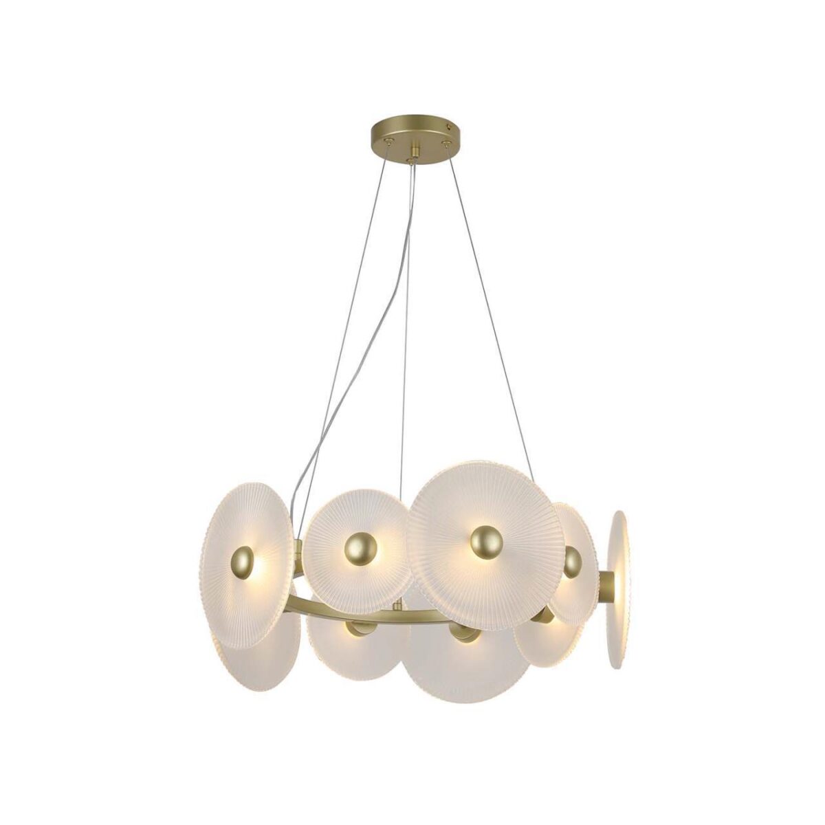 4605-8P, подвесная люстра, D520xH230/1200, 10xLEDx2W, 1600LM, 3000K, included — изображение 1