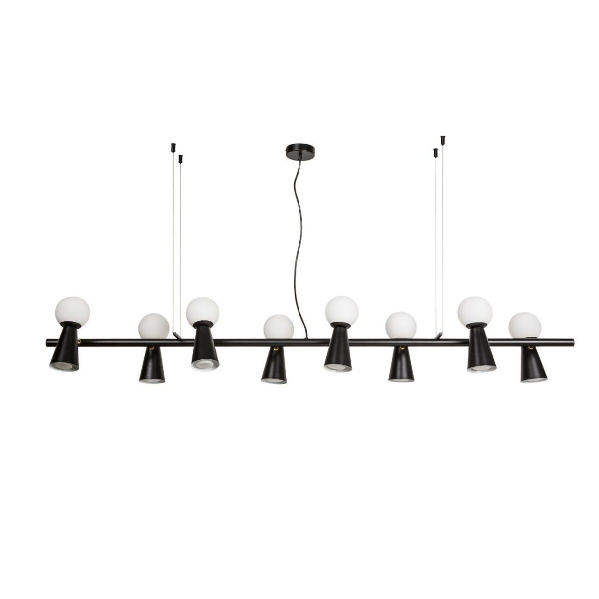 4095-8P, подвесная люстра, L1425xW330xH230/1730, 8xG9LEDx3W + 8xGU10x35W, excluded — изображение 2