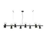 4095-8P, подвесная люстра, L1425xW330xH230/1730, 8xG9LEDx3W + 8xGU10x35W, excluded — изображение 2