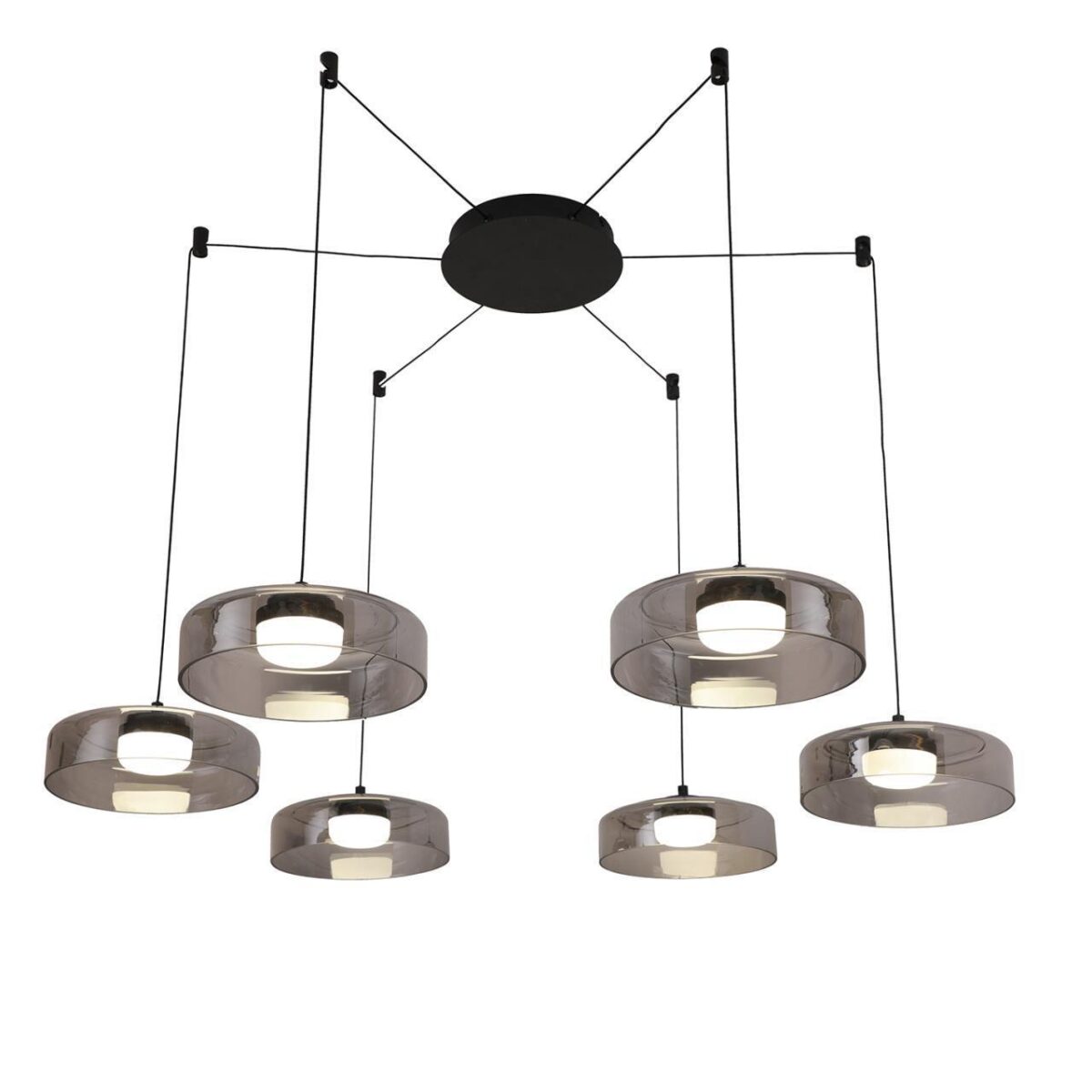 4490-6P, подвесная люстра, D910xH1500, 6xLEDx5W, 1950LM, 4000K, included — изображение 1