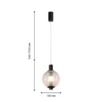 4315-1P, подвес, D160xH345/1935, LEDx9W, 650LM, 4000K, CRI>90, included — изображение 2