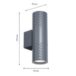 4660-2W, уличный светильник, D90xW60xH195, 2xGU10x35W, IP65, excluded — изображение 3