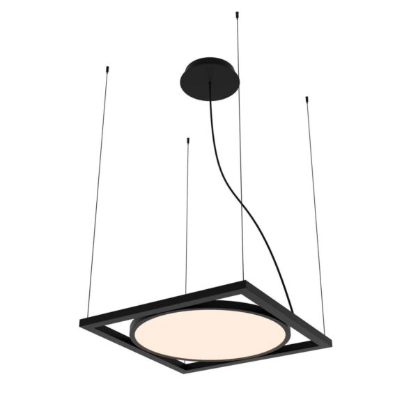 4637-1P, подвес, L460xW460xH500/1500, LEDx30W, 2625LM, 4000K, IP20, included