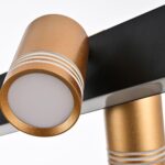 4074-6P, подвесная люстра, L1200xW190xH600, 6xGU10LEDx10W, excluded + LEDx18W, 700LM, 4000K, included — изображение 3