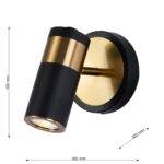 2997-1W, настенный светильник, D150xW100xH165, 1xGU10LEDx5W, excluded — изображение 3