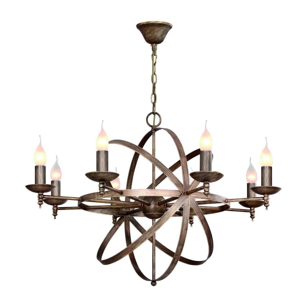 2166-8P, люстра подвесная, D790xH570/1370, 8xE14x40W, excluded 2166-8P, люстра подвесная, D790xH570/1370, 8xE14x40W, excluded — изображение 1