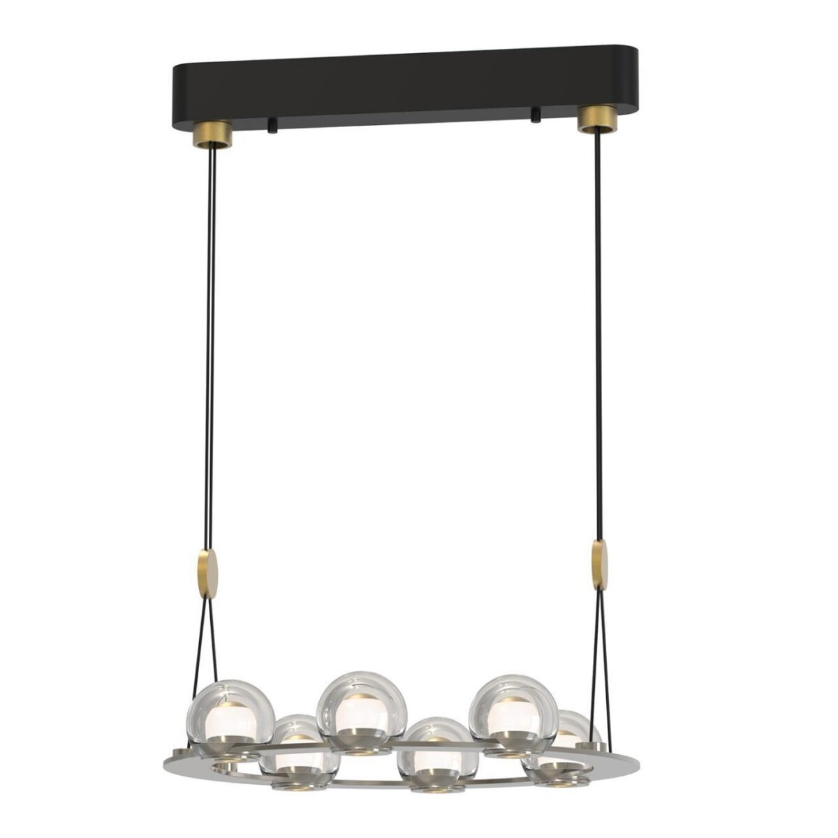 4291-6P, подвесная люстра, D520xH1500/1575, 6xLEDx7.5W, 3600LM, 4000K, included — изображение 1