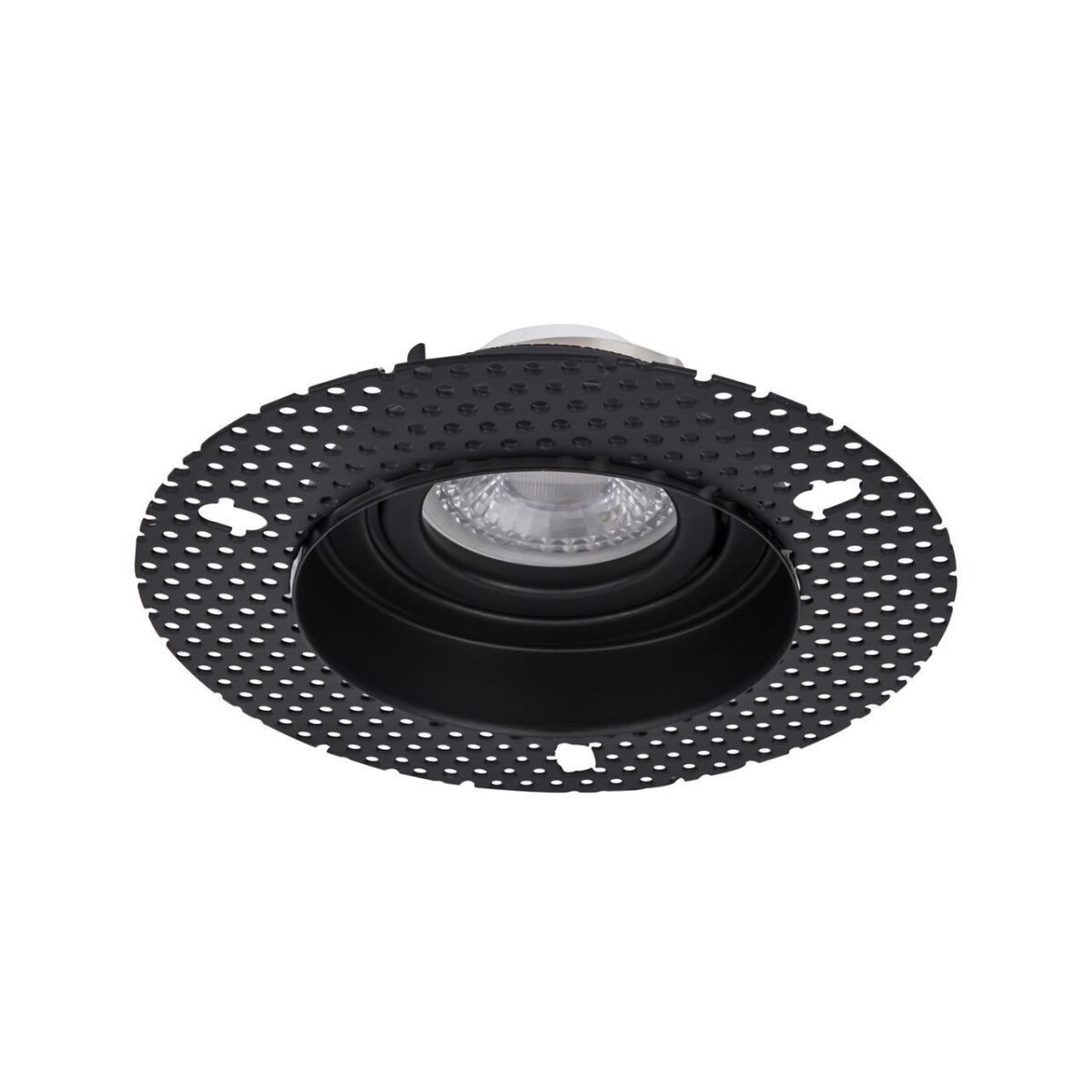 4535-1C, врезной светильник под штукатурку, D125xH36, cutout:D80, 1xGU10x35W, IP20, excluded — изображение 1