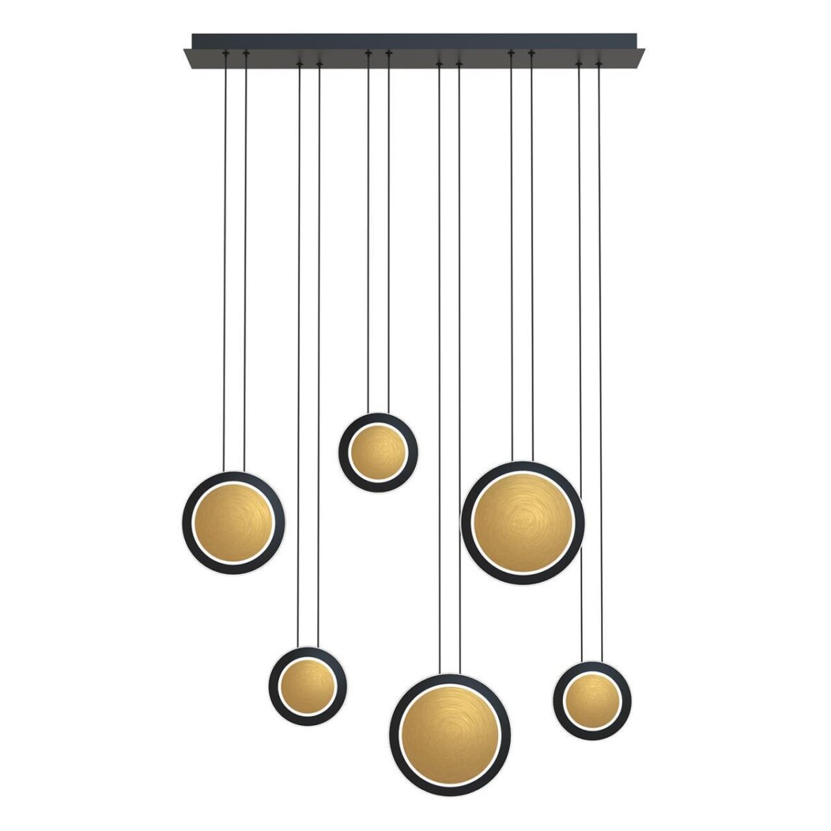 4562-6P, подвесная люстра, L900xW160xH1500, LEDx43W, 2580LM, 4000K, included — изображение 1
