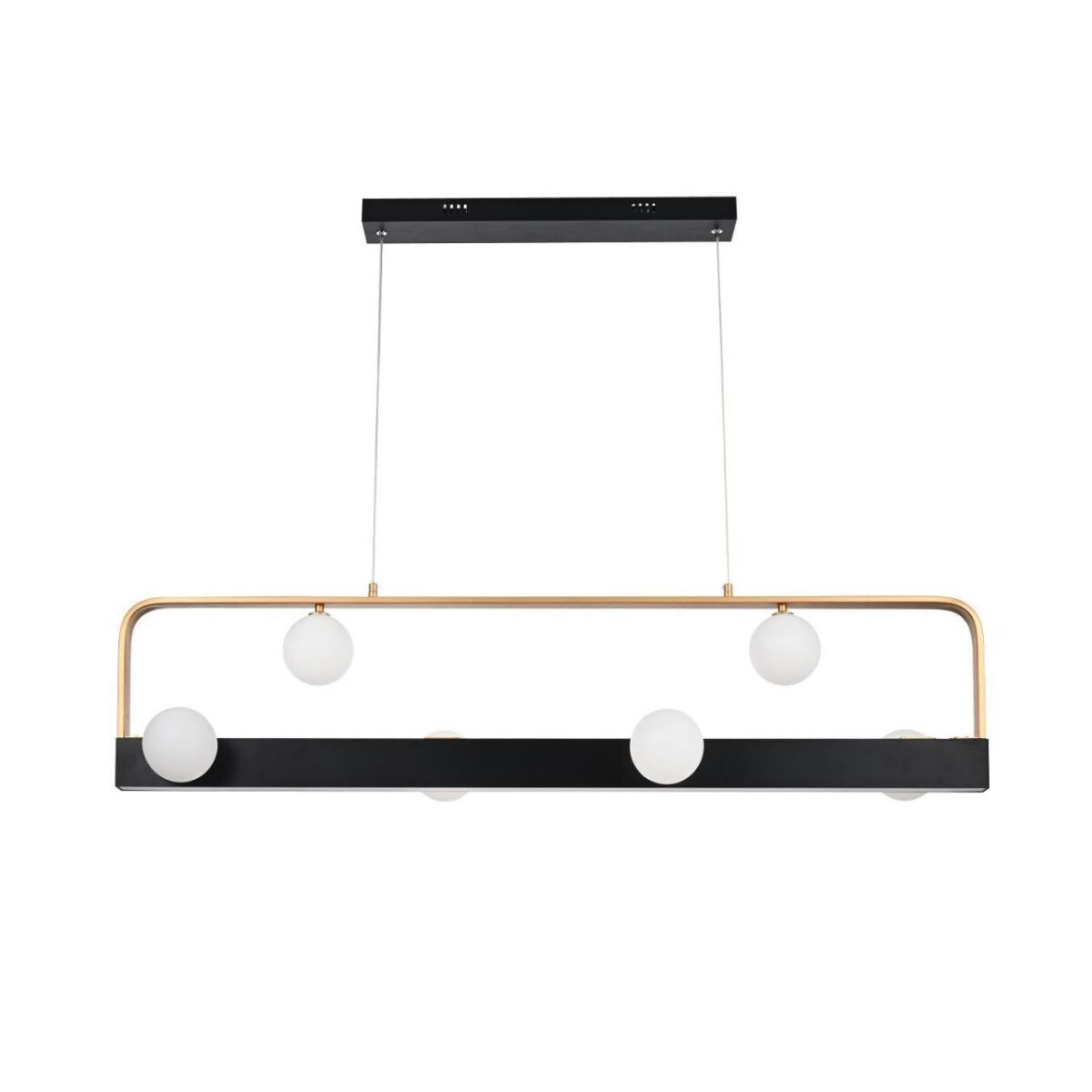 4072-6P, подвесная люстра, L1200xW240xH200/1200, 6xG9LEDx10W, excluded + LEDx18W, 700LM, 4000K, included — изображение 2