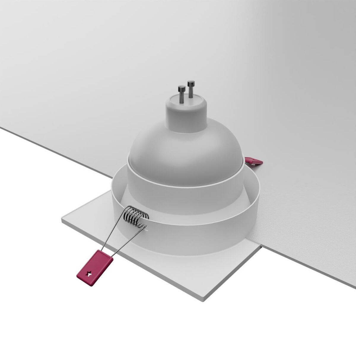 4525-1C, врезной светильник, L92xW92xH35, cutout:D75, 1xGU10x35W, IP20, excluded — изображение 4