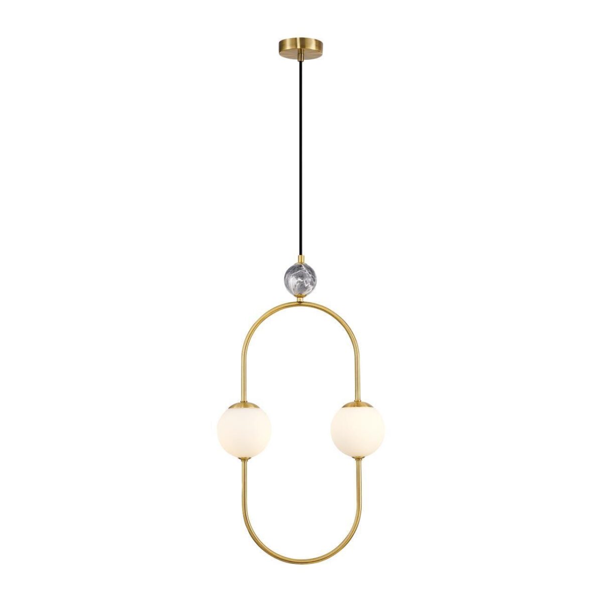 3009-2P, подвес, L370xW120xH705/1200, 2xG9x28W, excluded — изображение 1