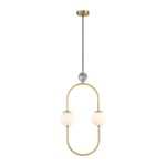 3009-2P, подвес, L370xW120xH705/1200, 2xG9x28W, excluded