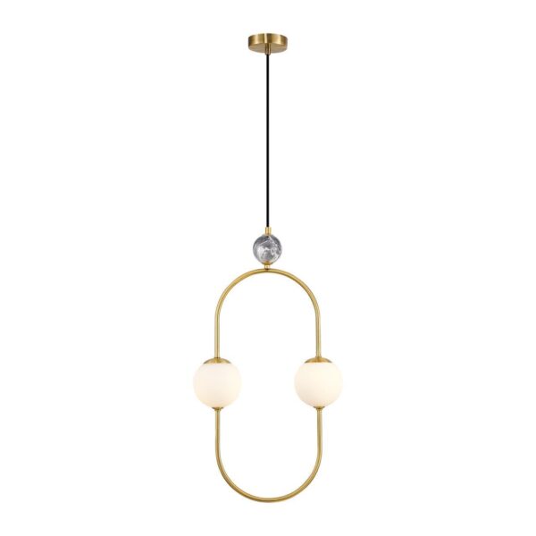 3009-2P, подвес, L370xW120xH705/1200, 2xG9x28W, excluded