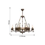 2159-9P, люстра подвесная, D800xH820, 9xE14x40W, excluded — изображение 4