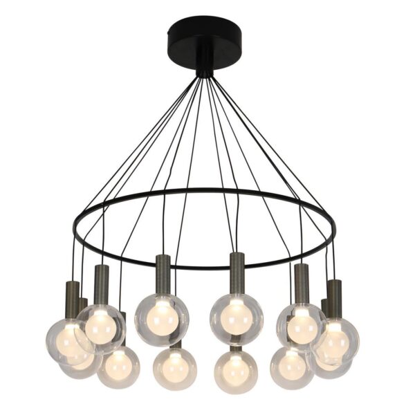 4378-12P, подвесная люстра, D650xH760, 12xLEDx3.5W, 2795LM, 4000K, CRI>90, included