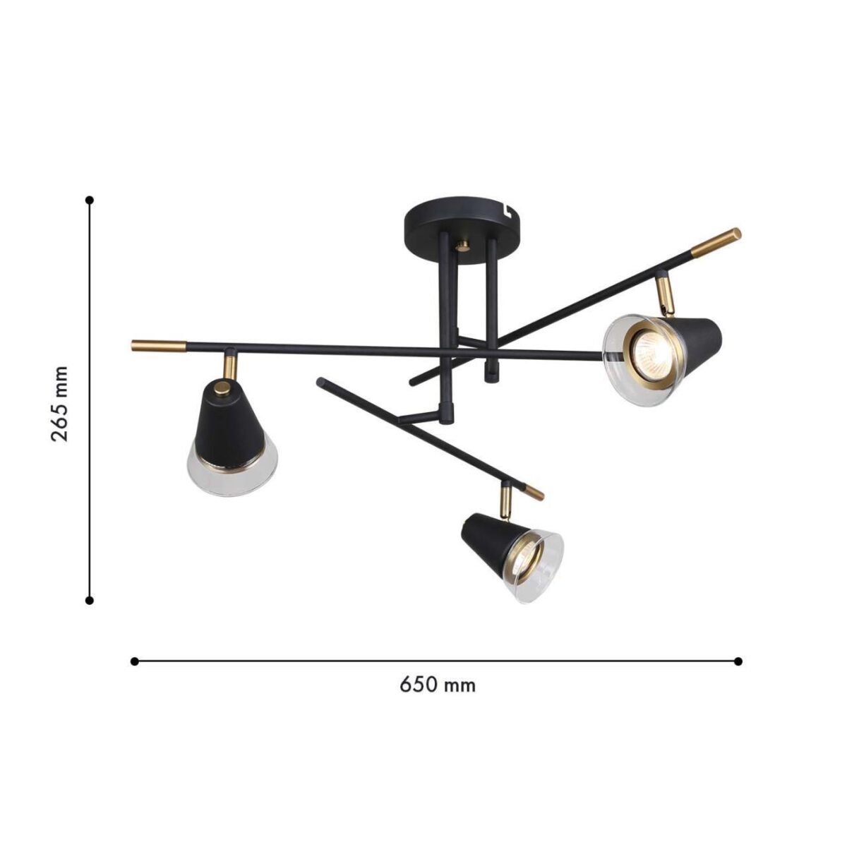 4618-3C, потолочная люстра, D650xH360, 3xGU10x35W, excluded — изображение 3