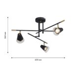 4618-3C, потолочная люстра, D650xH360, 3xGU10x35W, excluded — изображение 3