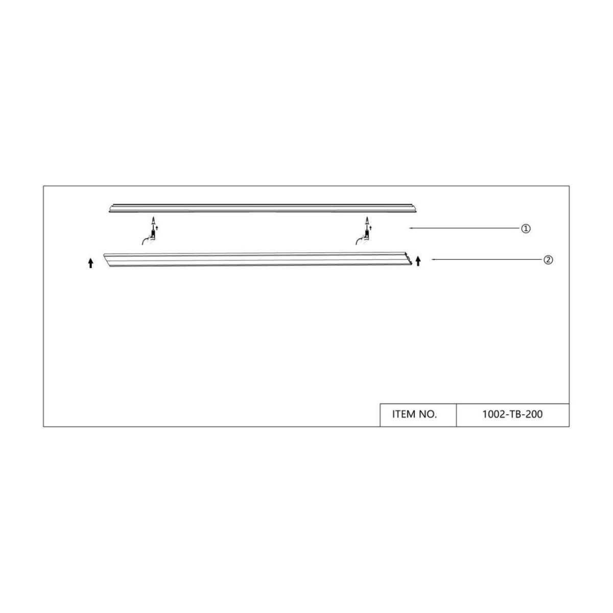 1002-TB-200, шинопровод, L2000xW30xH5, IP20 — изображение 4