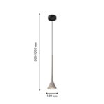 4408-1P, подвес, D120xH500/1500, LEDx6W, 525LM, 4000K, IP20, included — изображение 2