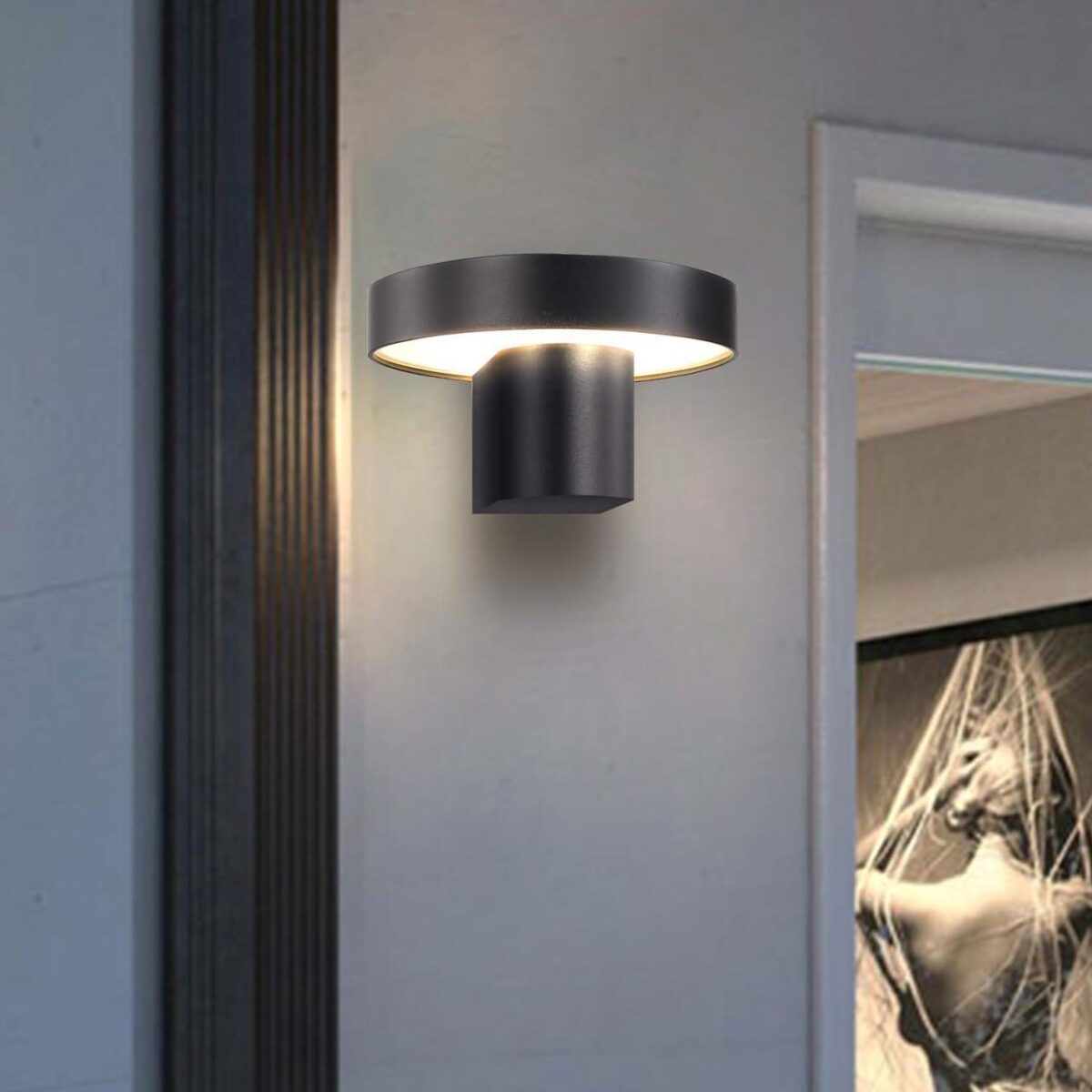 4640-1W, уличный светильник, D145xW140xH75, LEDx12W, 1050LM, 4000K, IP65, included — изображение 4