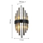 4262-1W, настенный светильник, D115xW230xH520, 1xG9LEDx5W, excluded — изображение 2