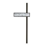 4704-1W, настенный светильник, D55xW240xH600, LEDx15W, 665LM, 4000K, included — изображение 2