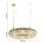 4015-8P, подвесная люстра, D600xH120/1120, 8xE14x40W, excluded — изображение 3