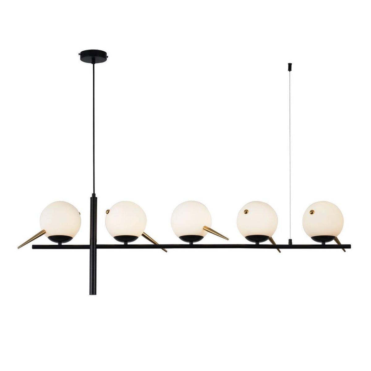 4106-5P, подвесная люстра, L1160xW150xH800/1200, 5xE27x60W, excluded — изображение 1