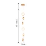 4334-6P1, подвес, D135xH1305/1800, 6xLEDx4W, 1920LM, 4000K, included — изображение 2