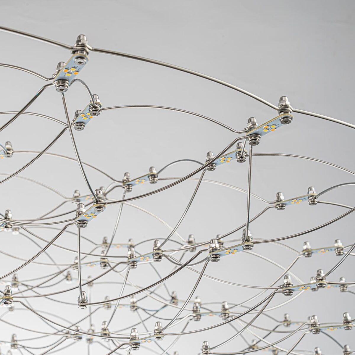 4305-12P, подвесная люстра, D1250xH420/2420, LEDx143W, 6200LM, 3000K/4500K/6000K, included, remote control — изображение 9