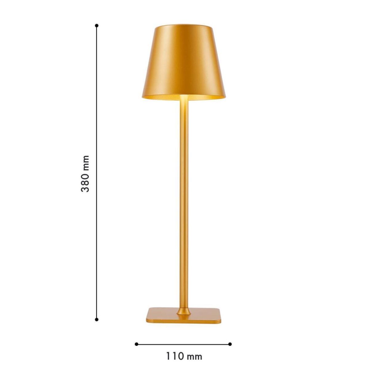 4616-1T, настольный светильник, D110xH380, LEDx3.5W, 265LM, 4000K, included, touch dimmer — изображение 3