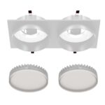 4649-2C, врезной светильник, L215xW108xH37, cutout:L186xW92, 2xGX53LEDx15W, IP20, excluded — изображение 4