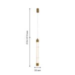 4558-1P, подвес, D35xH510/1510, LEDx4W, 460LM, 4000K, included — изображение 3