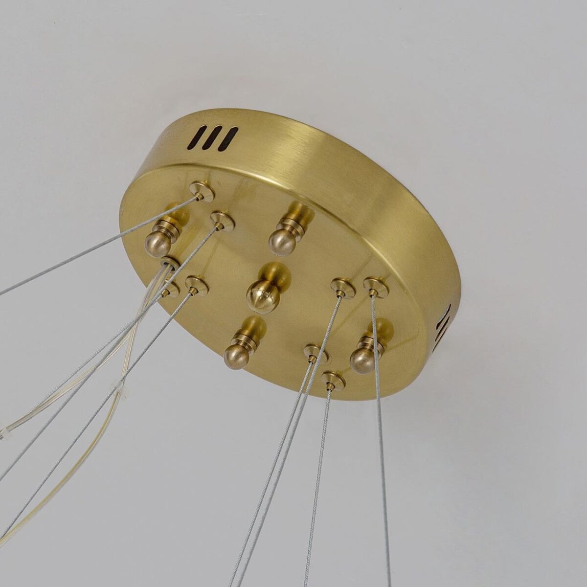 4012-12P, подвесная люстра, D800xH320/1820, LEDx40W + LEDx20W, 4800LM, 3000-6000K, included, remote control — изображение 4