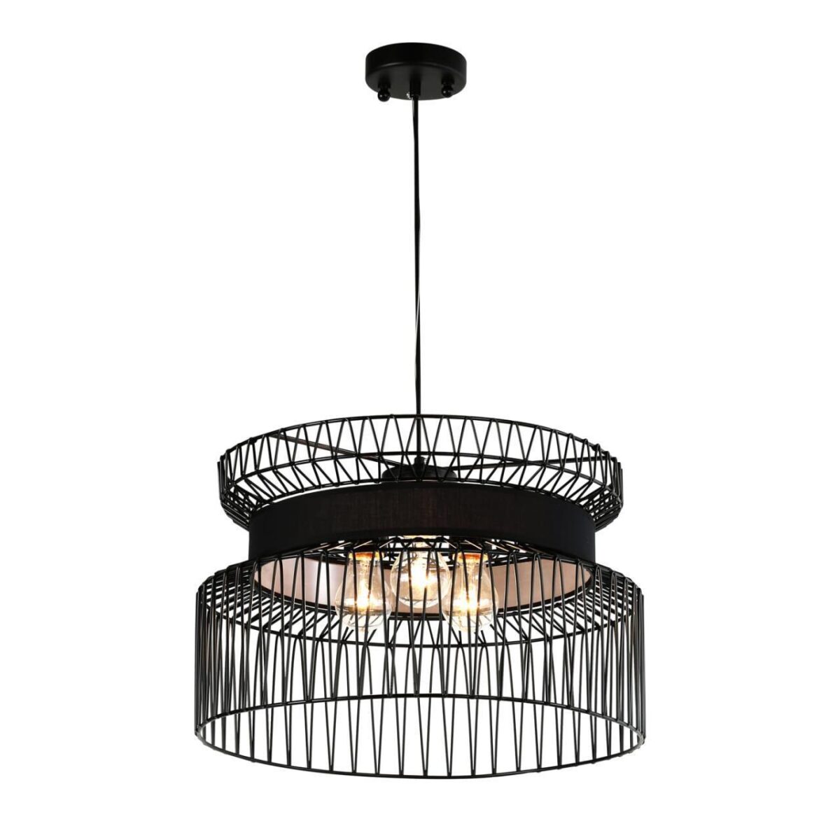 2363-2P, подвес, D450xH280/1280, 3xE27x40W, excluded — изображение 1