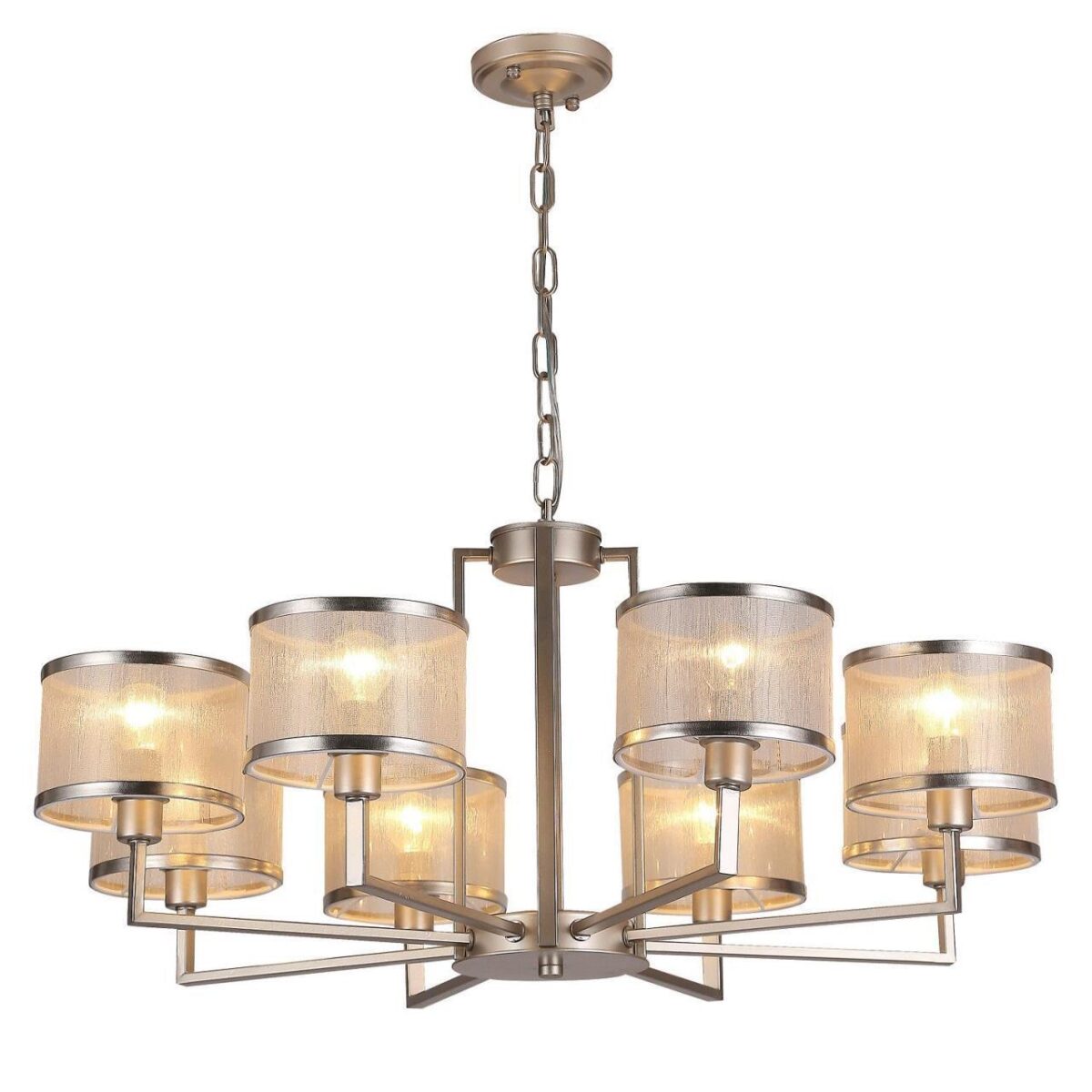 2487-8P, люстра, D780xH330/830, 8xE14x40W, excluded 2487-8P, люстра, D780xH330/830, 8xE14x40W, excluded — изображение 1