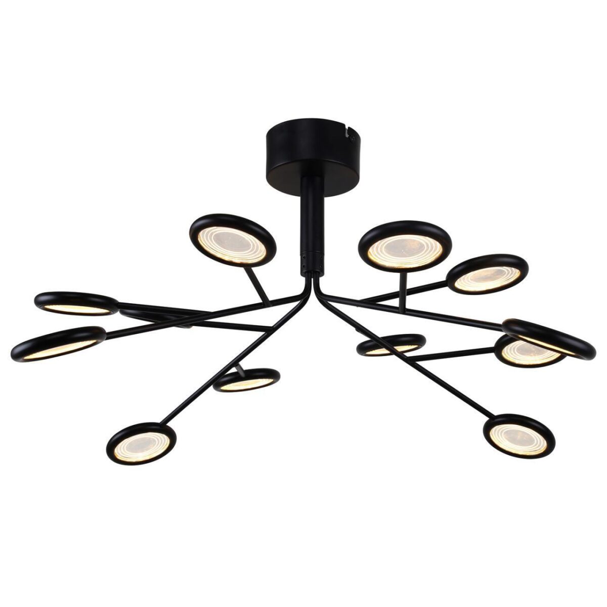 4252-12P, подвесная/потолочная люстра, D650xH320/1320, 12xLEDx3W, 3060LM, 4000K, included — изображение 2