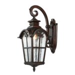 2036-1W, уличный светильник, D330xW230xH520, 1xE27x60W, IP44, excluded