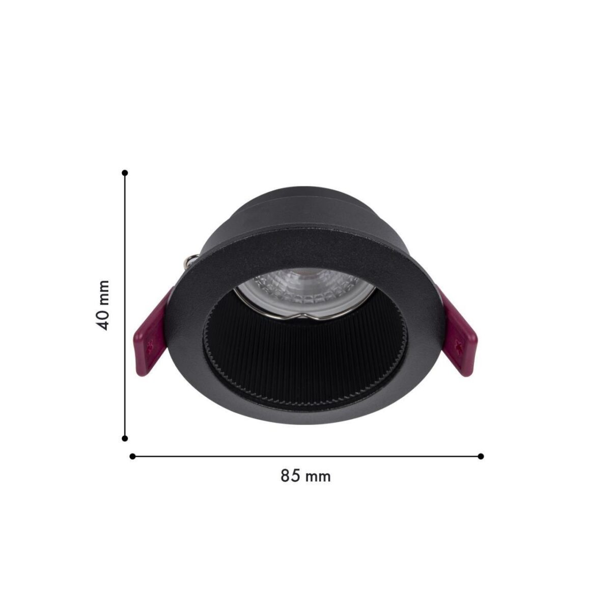 4545-1C, врезной светильник, D85xH40, cutout:D75, 1xGU10x35W, IP20, excluded — изображение 3