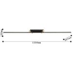 4089-3C, потолочный светильник, L1200xW65xH150, LEDx33W + 2xLEDx3W, 3120LM, 4000K, included, remote control — изображение 3