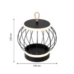 4435-2T, настольный светильник, D250xH250, LEDx12W, 1200LM, 3000-6000K, included, switch — изображение 3