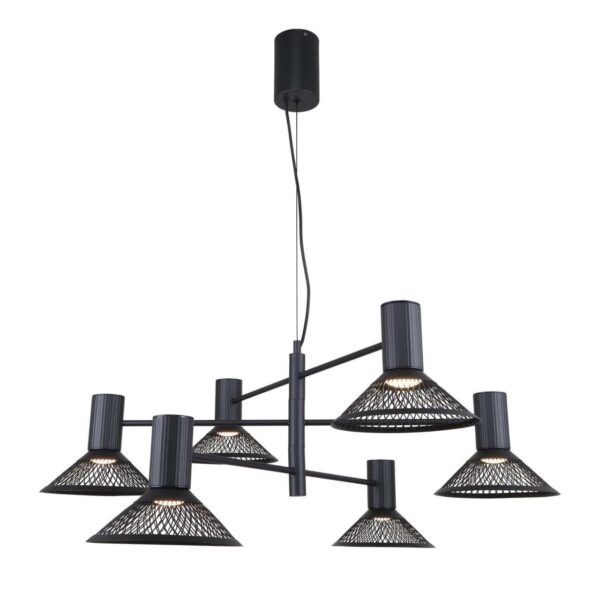 4623-6P, подвесная люстра, D770xH500/1400, 6xLEDx6W, 3960LM, 3000K, included