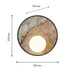 4594-1W, настенный светильник, D130xW250xH250, 1xG9LEDx9W, excluded — изображение 2