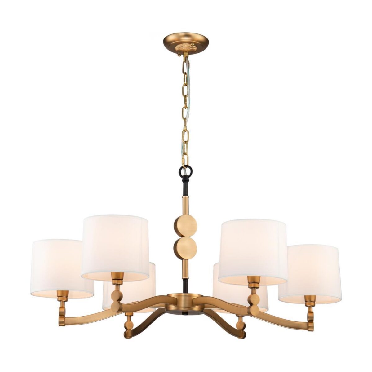 2624-6P, подвесная люстра, D800xH400/1400, 6xE14x40W, excluded 2624-6P, подвесная люстра, D800xH400/1400, 6xE14x40W, excluded — изображение 1